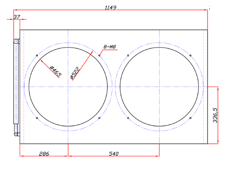OCTAVA DC25 450 - Drycooler for gyro-cooling systems